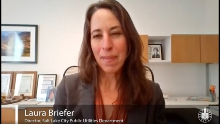 Salt Lake City News Interview – Laura Briefer, Director – Salt Lake City Public Utilities