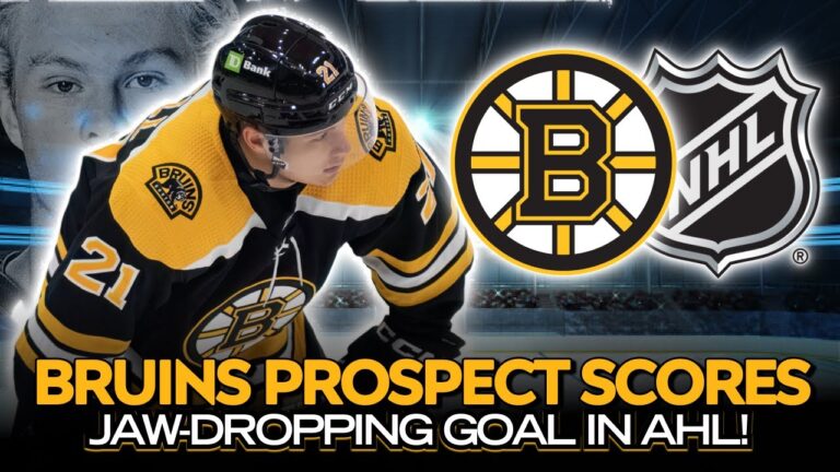BRUINS PROSPECT SCORES JAW-DROPPING GOAL IN AHL! | BOSTON BRUINS NEWS