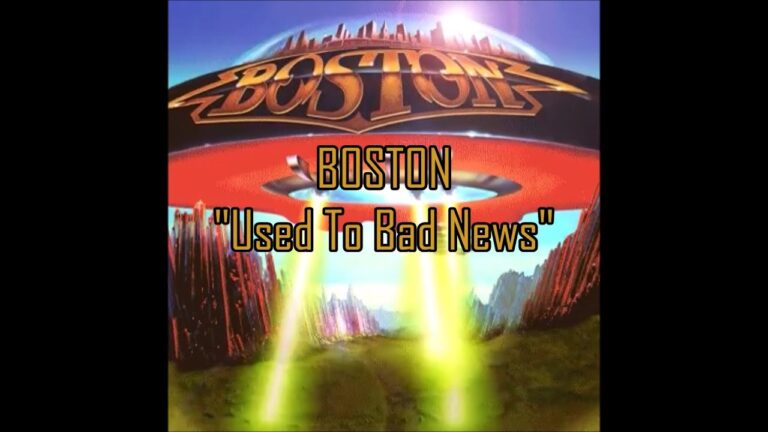 Boston – “Used To Bad News” HQ/With Onscreen Lyrics!