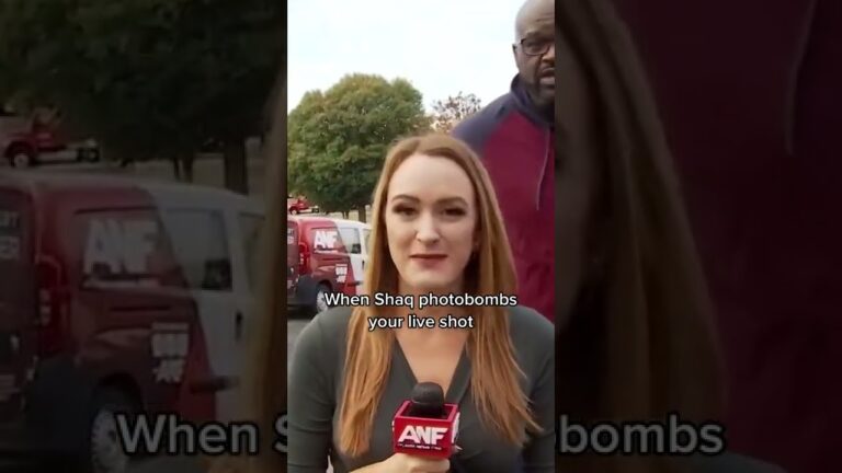 Shaq photobombs reporter’s live shot | Atlanta News First