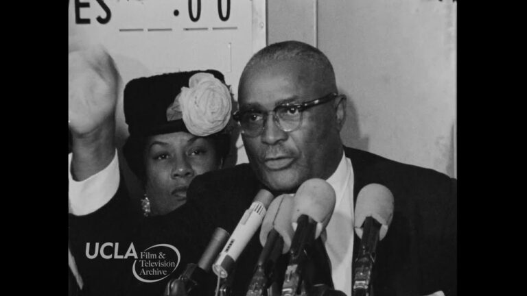 KTLA News: “Martin Luther King, Sr. press conference in Los Angeles” (1963)