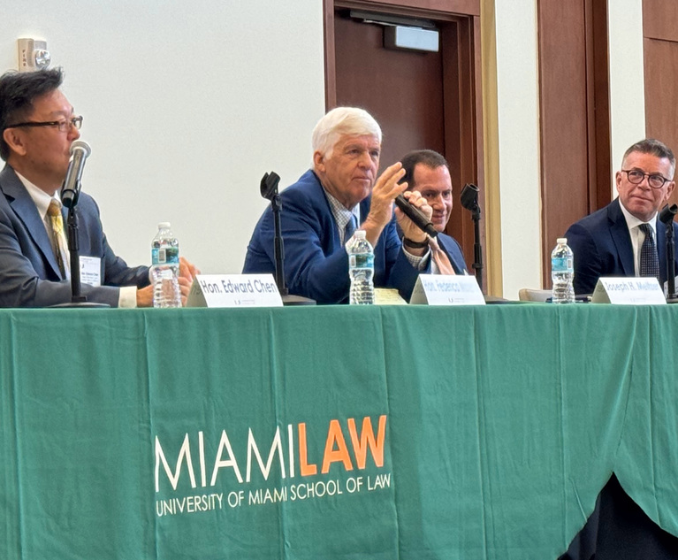 Judges, Attorneys on Class Action Trends at Miami Law Forum | Daily Business Review – Law.com