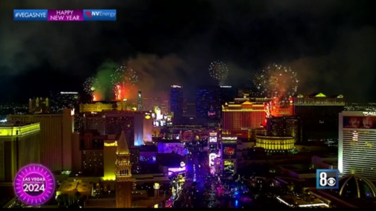 WATCH: Fireworks light the Las Vegas Strip as the countdown to 2024 ends – KLAS – 8 News Now