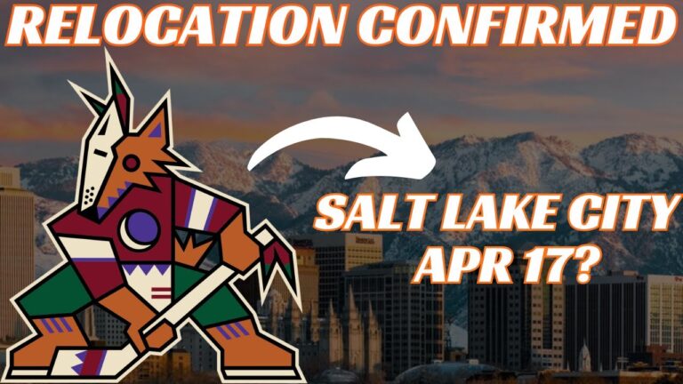 Breaking News: Coyotes Relocation to Utah CONFIRMED – Apr 17th Announcement Likely