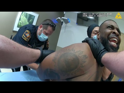 Bodycam footage shows moments before man’s in-custody death at Dallas hospital