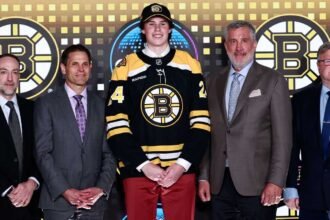 Dean Letourneau 2024 Boston Bruins First Round Draft Pick 66803c9571037.jpg
