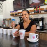 Margarita Castellanos has worked for over 20 years at coffee press of Tropical Bakery and Restaurant in Palm Springs. Its cortaditos, espressos and cafe con leches have drawn a loyal following across central Palm Beach County.