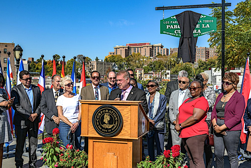 Yonkers park is rebranded to reflect Hispanic heritage