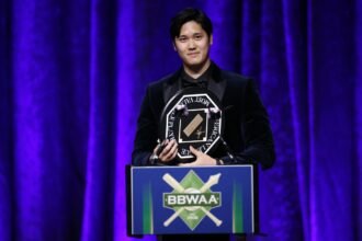 Shohei Ohtani Los Angeles Dodgers Mvp Award.jpg