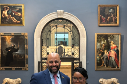 Mayor Arunan Arulampalam With Taneisha Duggan.png