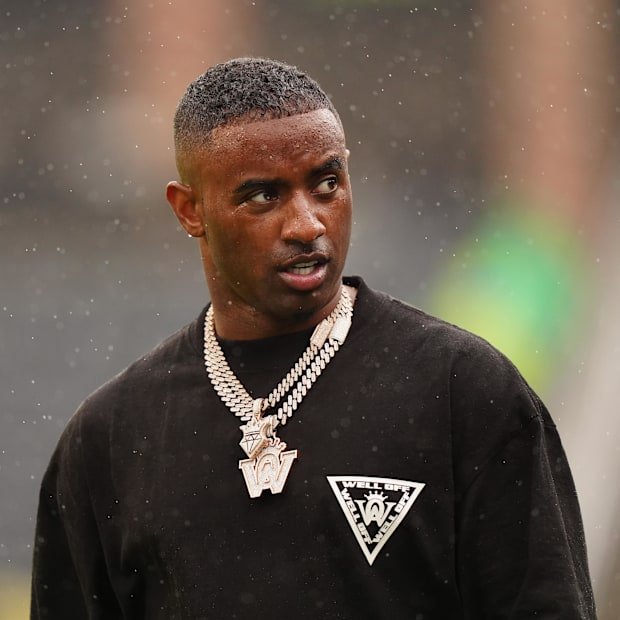 Apr 27, 2024; Boulder, CO, USA; Colorado Buffaloes video producer Deion Sanders Jr. during a spring game event at Folsom Fiel