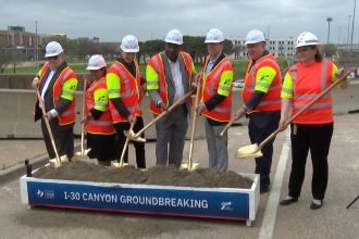 I‑30 Canyon $888M project Dallas construction