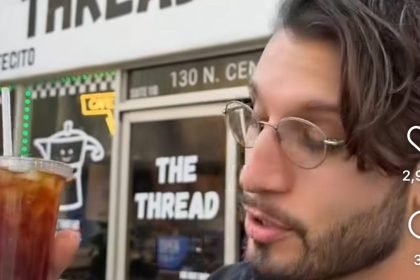 Celebrity at Phoenix coffee shop interior