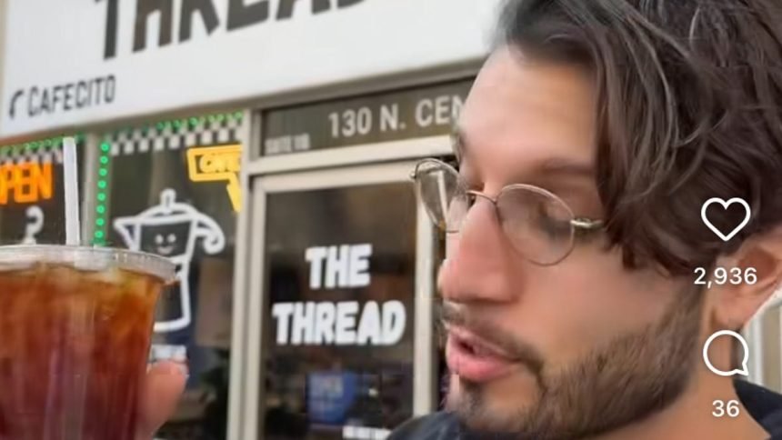 Celebrity at Phoenix coffee shop interior