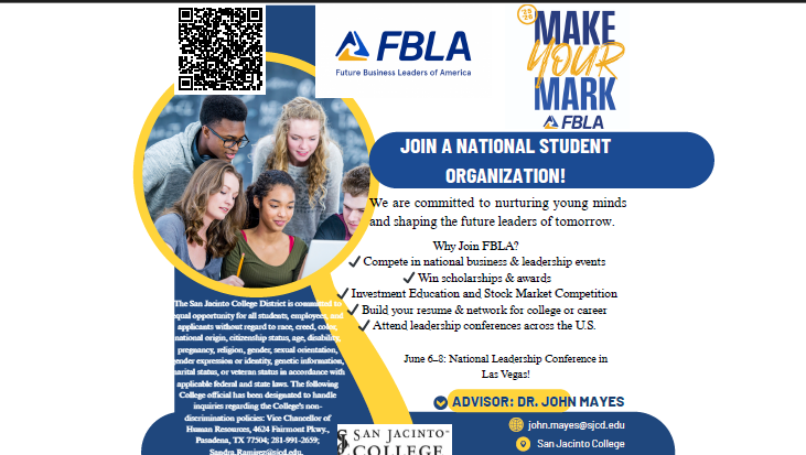 FBLA San Jacinto students at leadership event