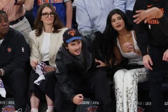 New York Knicks celebrity row