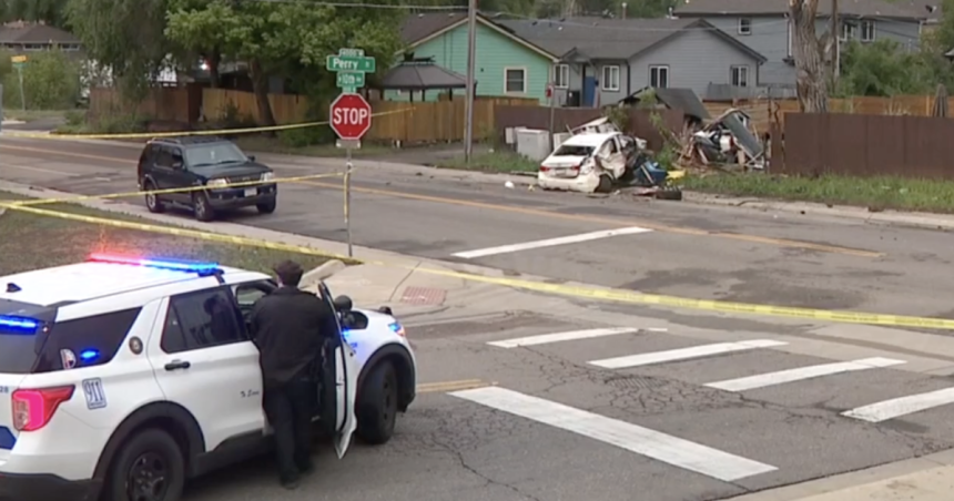 Denver home crash