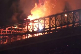 Brooklyn Bridge Fire