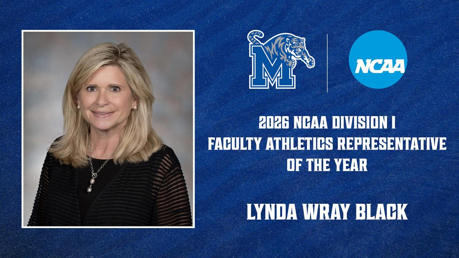 Lynda Wray Black NCAA FAR of the Year