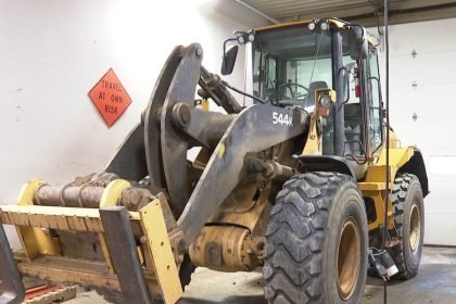 New York City parking ticket for Vermont wheel loader